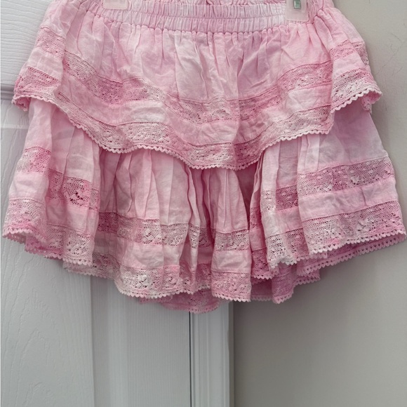 Love Shack Fancy Ruffle Mini Heritage Skirt - NWOT - Picture 3 of 4